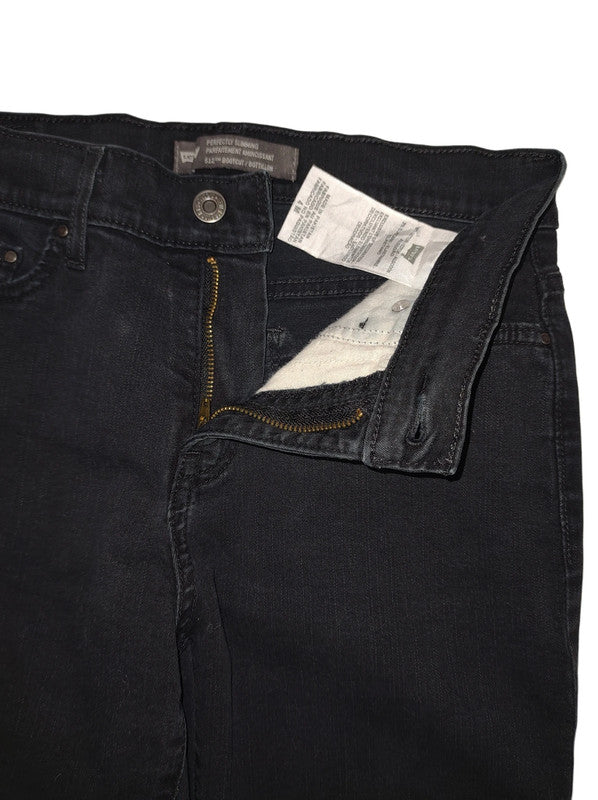 Vintage Levi's 512 Black Jeans W28 L30