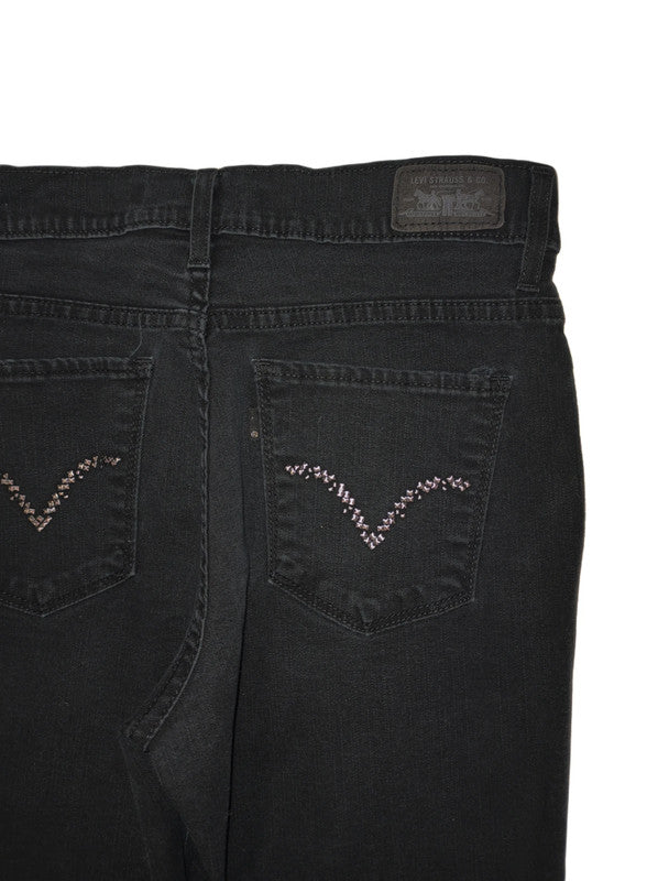 Vintage Levi's 512 Black Jeans W28 L30