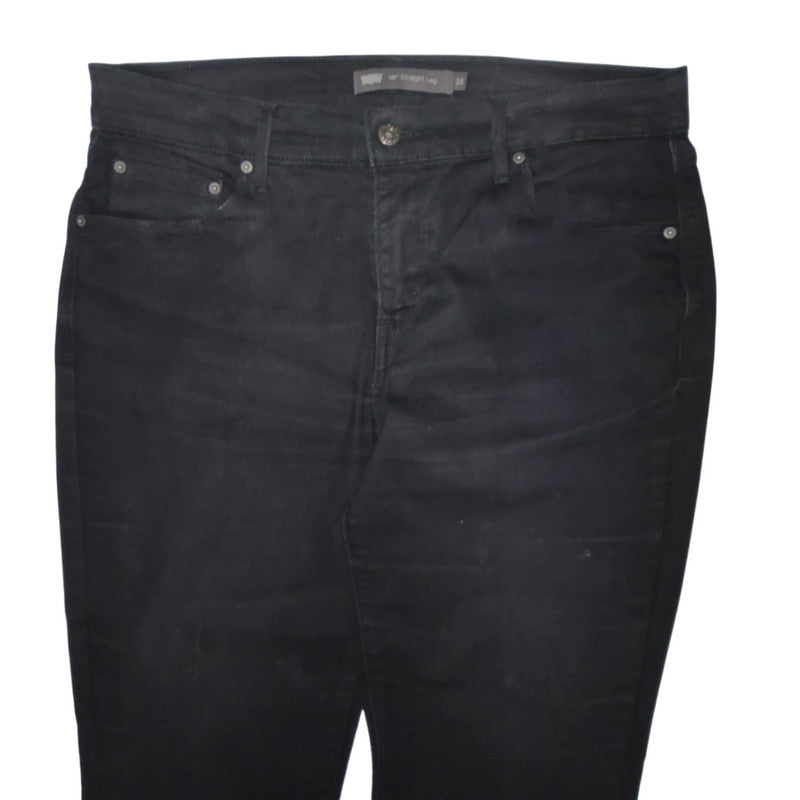 Levi's 505 Straight Leg Black Jeans W32 L29