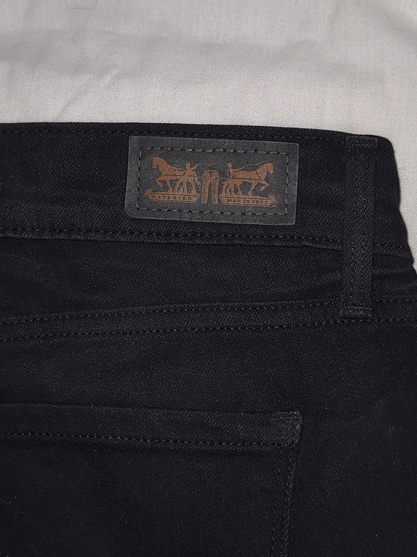 Levi's 505 Straight Leg Black Jeans W32 L29