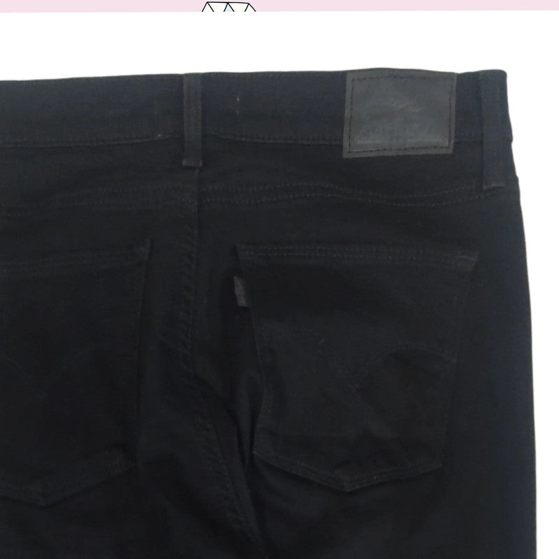Vintage Levi's Slimming Boot Cut Black Jeans W29 L32 UK 10