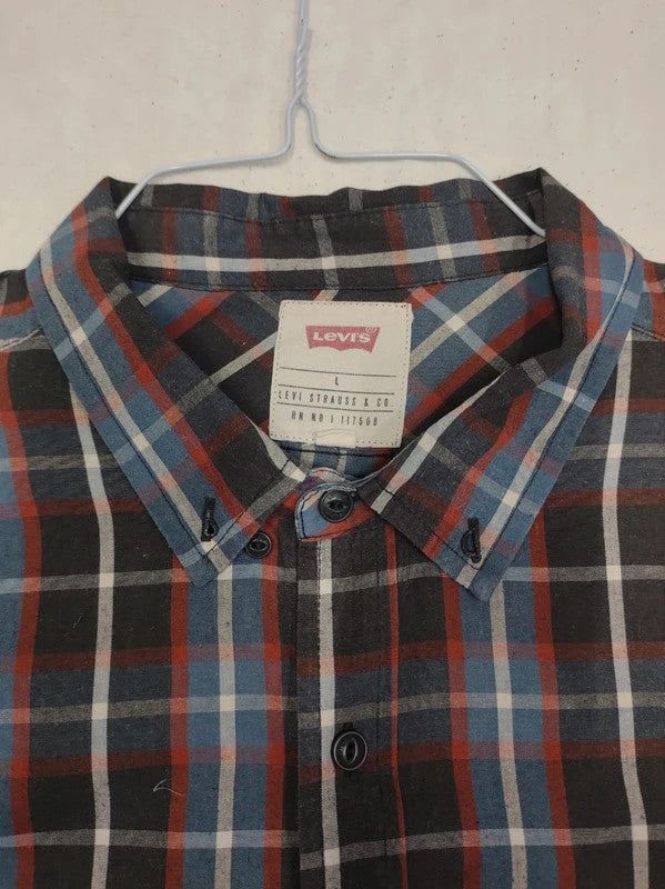 Vintage Levi's Long Sleeve Checked Shirt - Large - LV1005