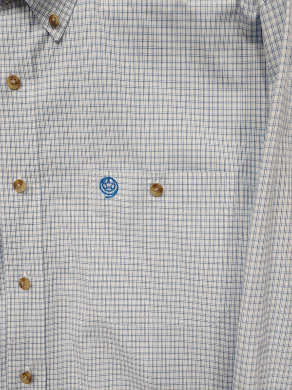 Vintage Wrangler Check Long Sleeve Shirt - Medium