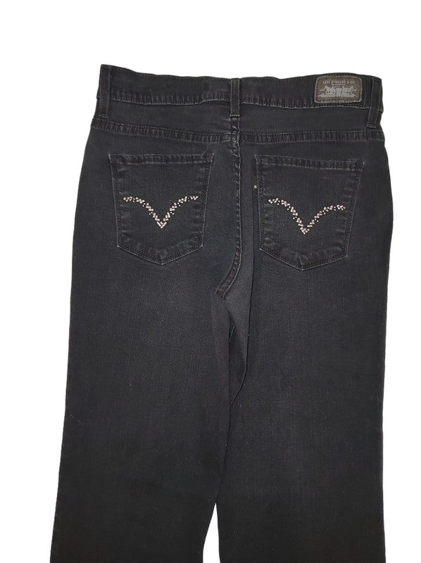 Vintage Levi's 512 Black Jeans W28 L30