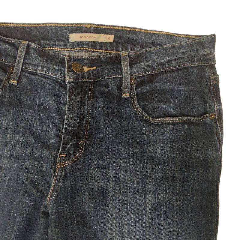 Vintage Levi's 515 Bootcut Dark Blue Jeans W27 L32