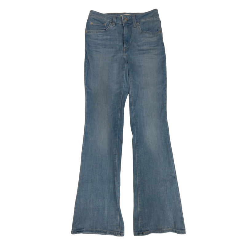 Vintage Levi's Women's 725 High Rise Boot Cut Light Blue Jeans W27 L30