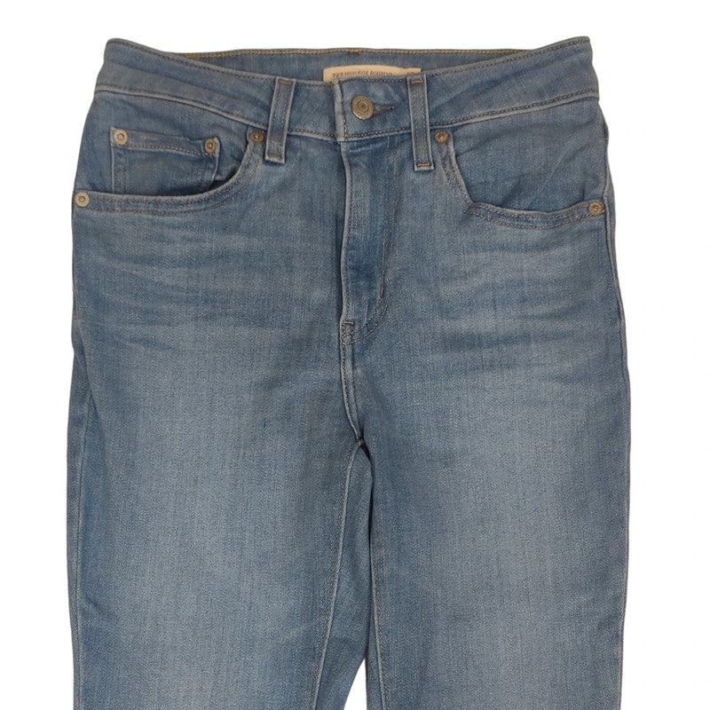 Vintage Levi's Women's 725 High Rise Boot Cut Light Blue Jeans W27 L30