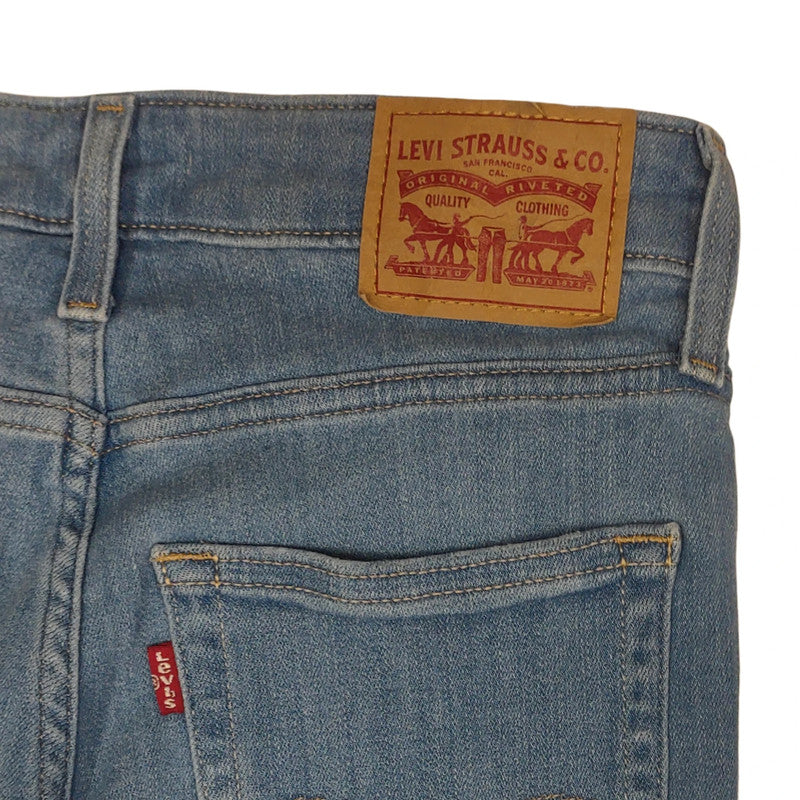 Vintage Levi's Women's 725 High Rise Boot Cut Light Blue Jeans W27 L30