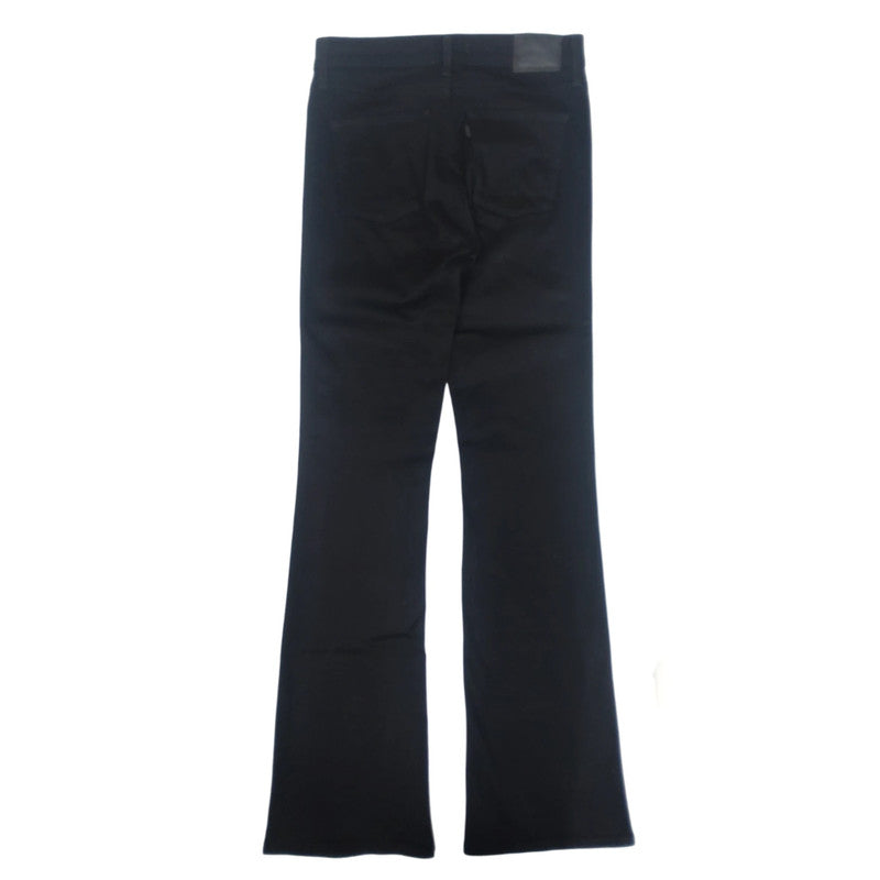 Vintage Levi's Slimming Boot Cut Black Jeans W29 L32 UK 10