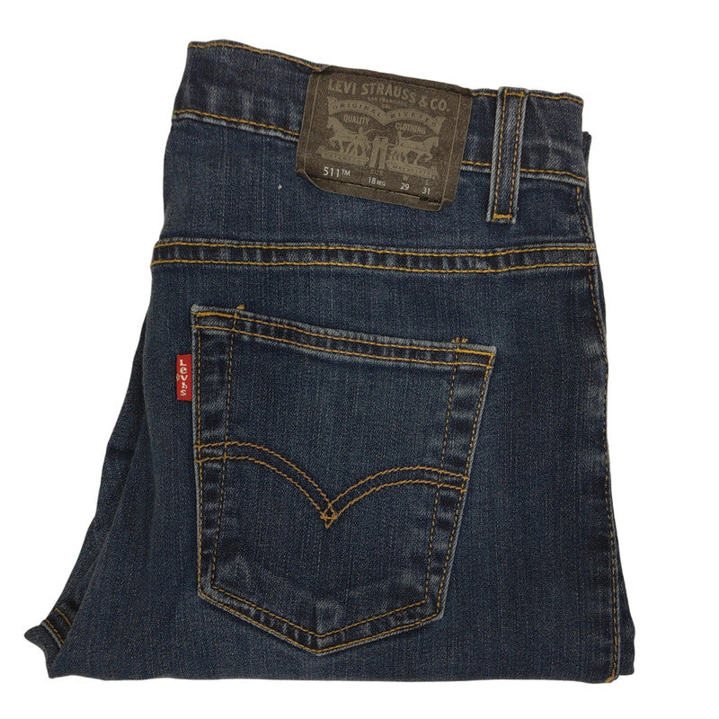 Vintage Levi's 511 Performance Slim Blue Jeans W29 L31 UK 10