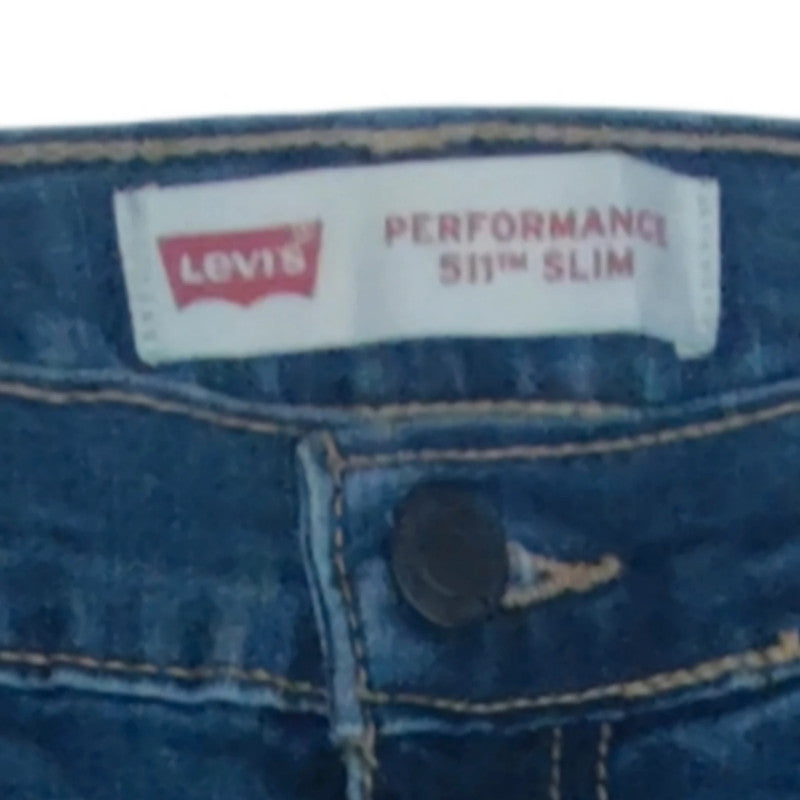 Vintage Levi's 511 Performance Slim Blue Jeans W29 L31 UK 10